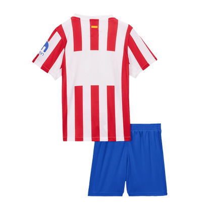 Kid's Atletico Madrid 2025/26 Home Soccer Jersey Kit