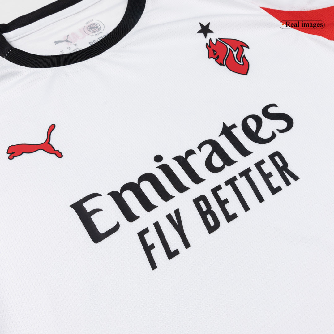 Kid's AC Milan 2025/26 Away Soccer Jersey Full Kit