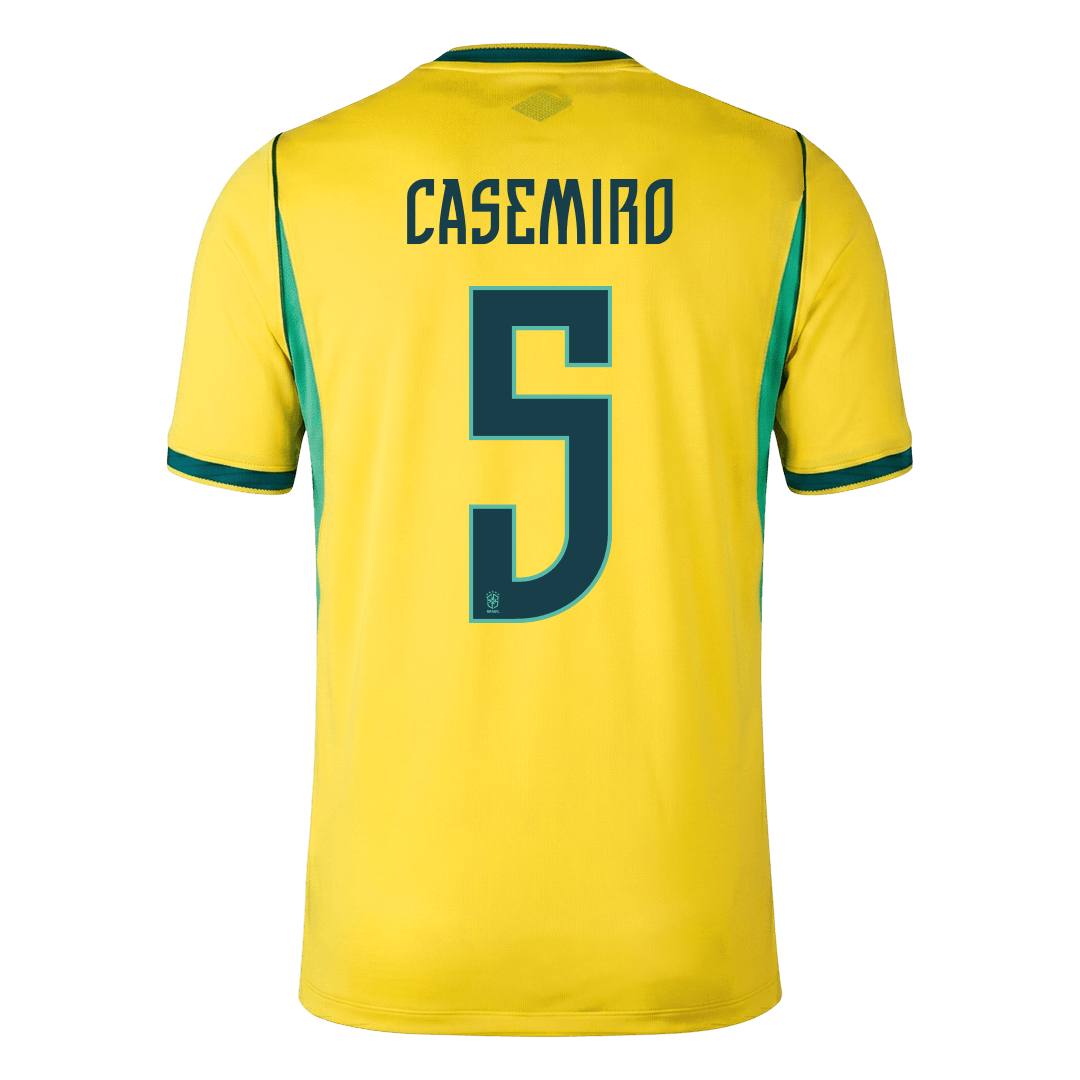 CASEMIRO #5 Men's Brazil World Cup 2026 Home Soccer Jersey [PREMIUM]