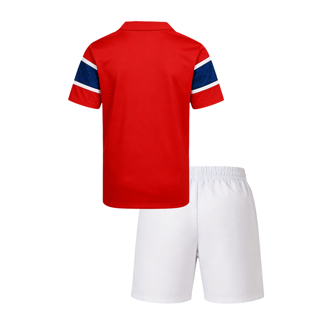 Kid's Norway World Cup 2026 Home Soccer Jersey Kit