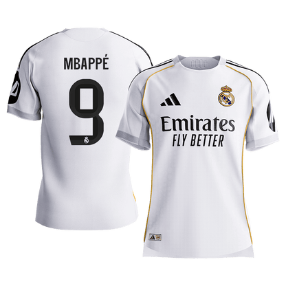 MBAPPÉ #9 Men's Real Madrid 2025/26 Player Version Home Soccer Jersey - Slim Fit [PREMIUM]