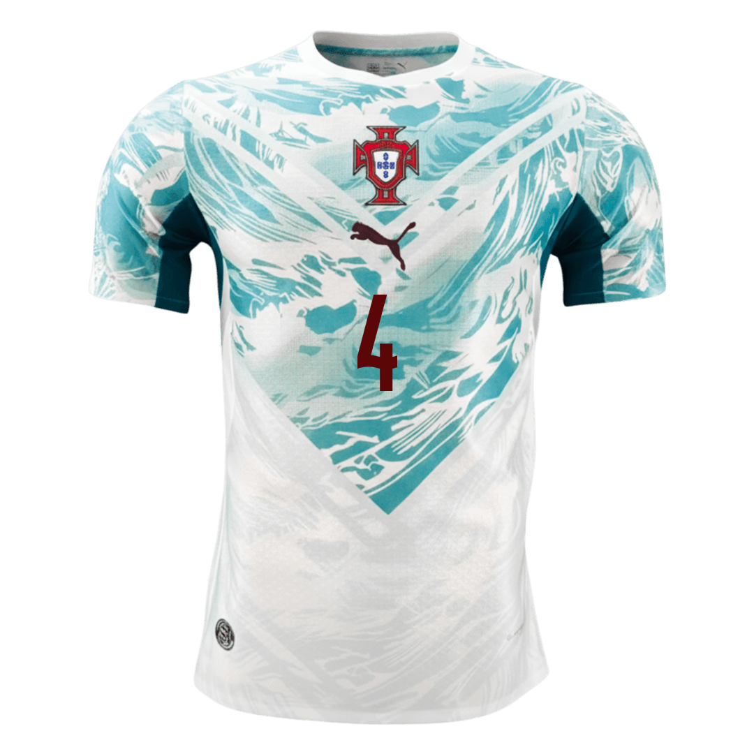 RÚBEN DIAS #4 Men's Portugal World Cup 2026 Player Version Away Soccer Jersey - Slim Fit