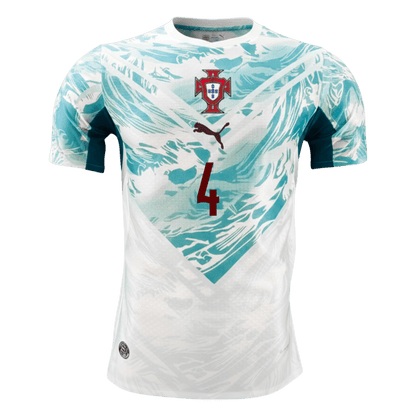 RÚBEN DIAS #4 Men's Portugal World Cup 2026 Player Version Away Soccer Jersey - Slim Fit