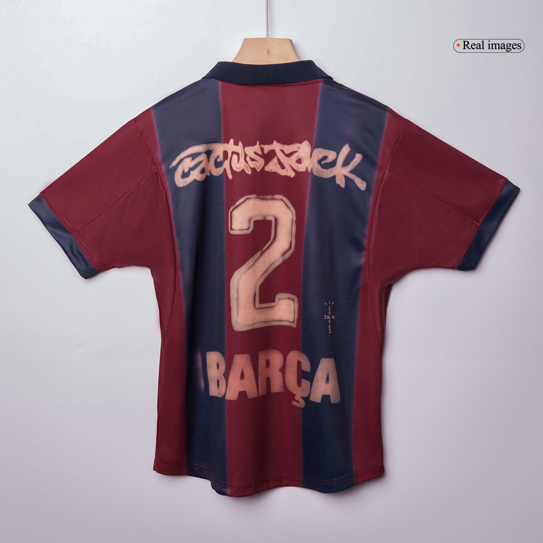 Retro Men's Barcelona 2000/01 Home Soccer Jersey