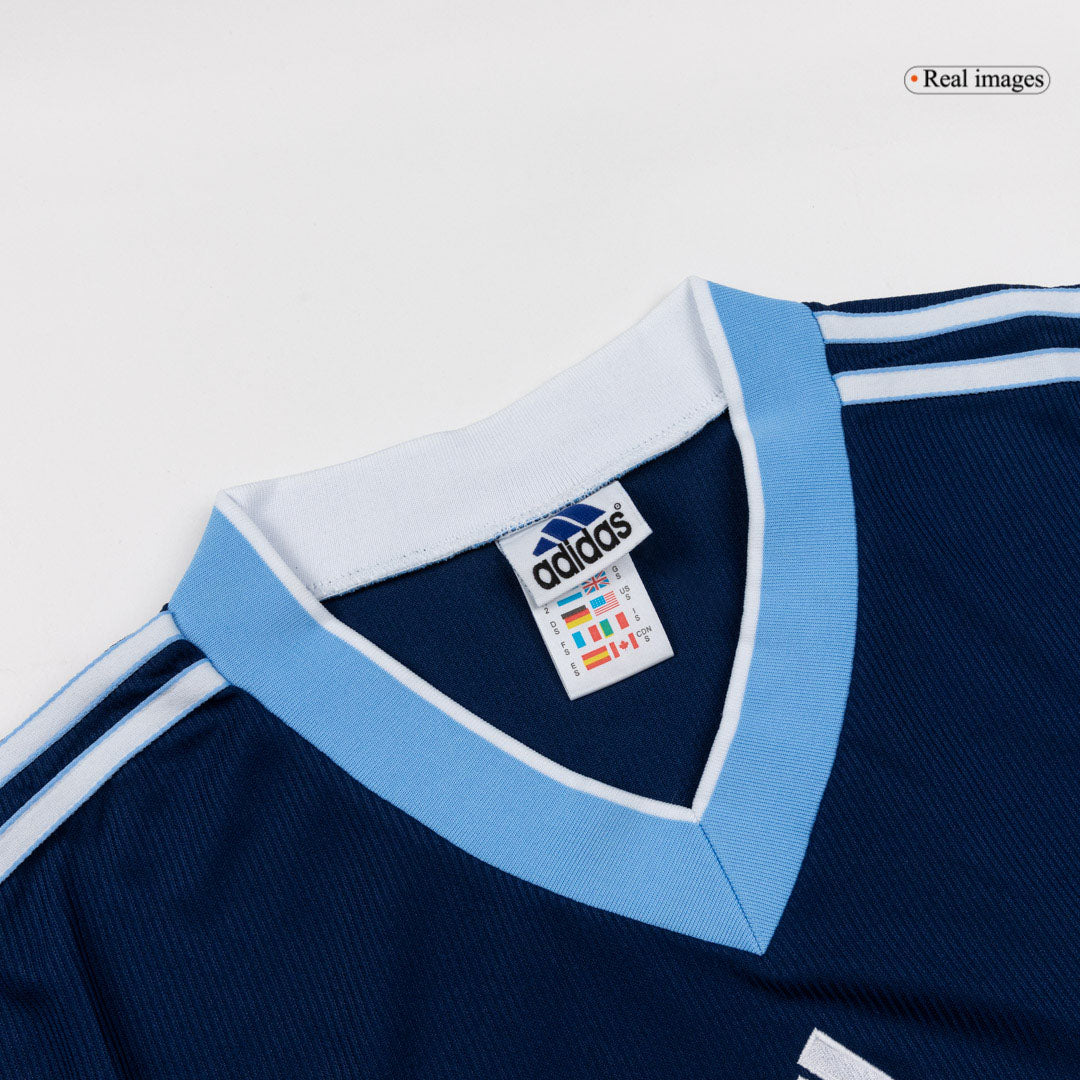 Retro Men's Argentina 1998 Away Soccer Jersey