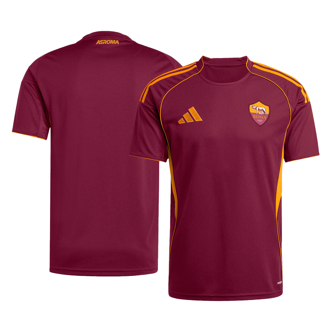 Men's Roma 2025/26 Home Soccer Jersey