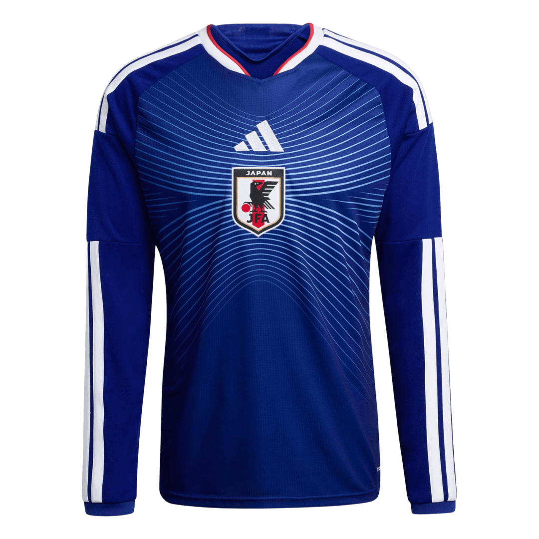 Men's Japan World Cup 2026 Home Long Sleeve Soccer Jersey