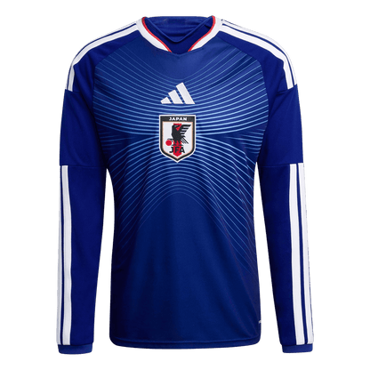 Men's Japan World Cup 2026 Home Long Sleeve Soccer Jersey
