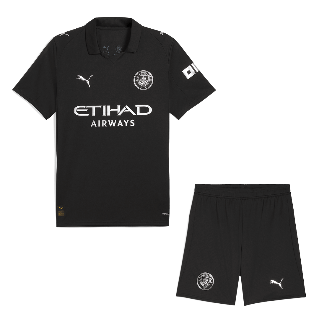 Men's Manchester City 2025/26 Away Soccer Jersey Kit