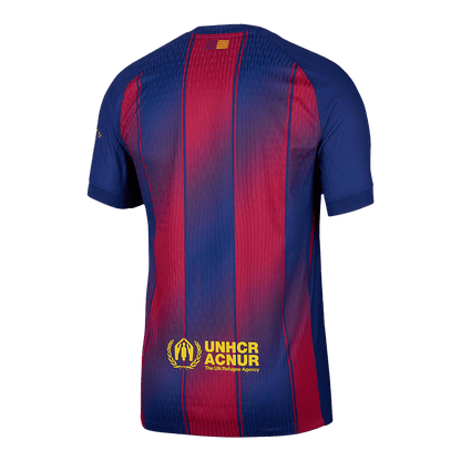 Men's Barcelona 2025/26 Player Version Home Soccer Jersey - Slim Fit