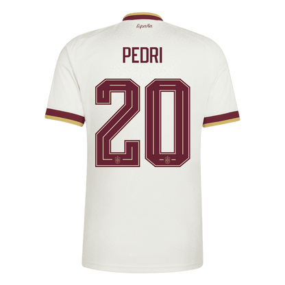 PEDRI #20 Men's Spain World Cup 2026 Champion Edition Away Soccer Jersey