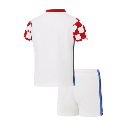 Kid's Croatia World Cup 2026 Home Soccer Jersey Kit