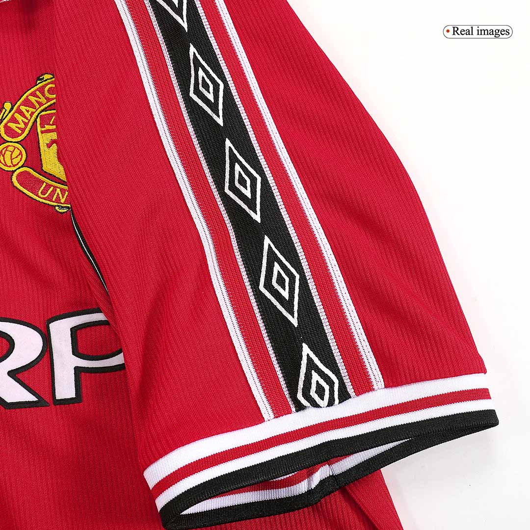 Retro Men's Manchester United 98/00 Home Soccer Jersey