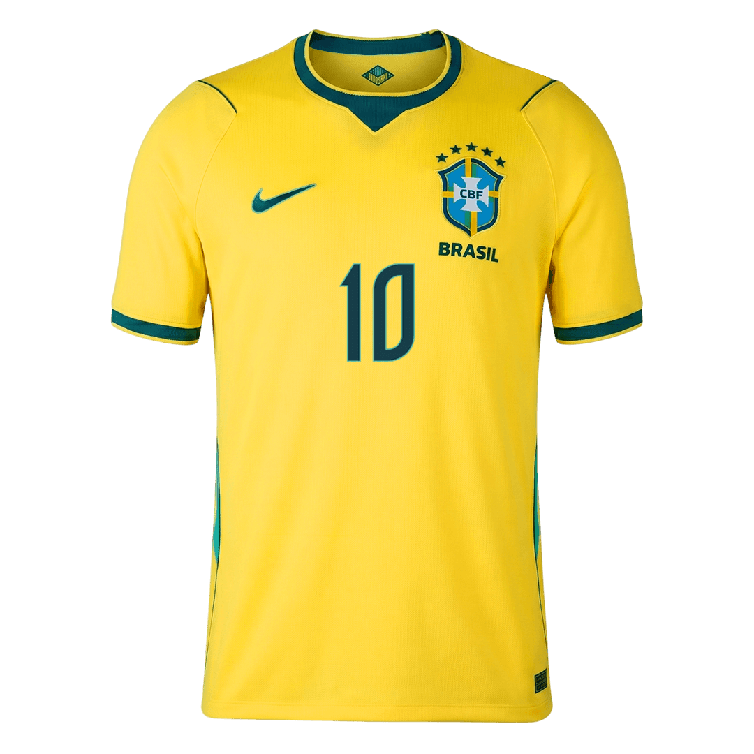 NEYMAR JR #10 Men's Brazil World Cup 2026 Home Soccer Jersey [PREMIUM]