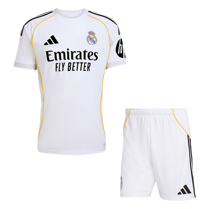 Men's Real Madrid 2025/26 Home Soccer Jersey Kit [PREMIUM]