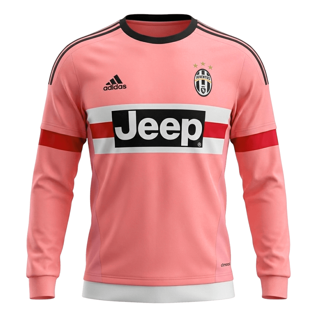 Retro Men's Juventus 2015/16 Away Long Sleeve Soccer Jersey