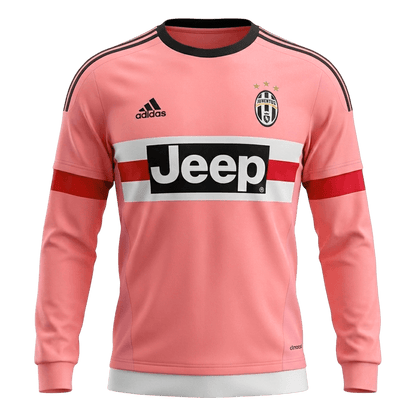 Retro Men's Juventus 2015/16 Away Long Sleeve Soccer Jersey