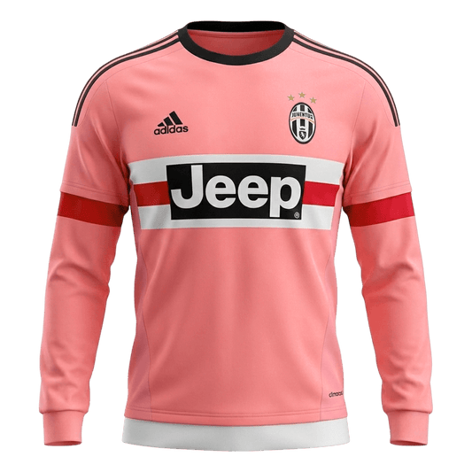 Retro Men's Juventus 2015/16 Away Long Sleeve Soccer Jersey