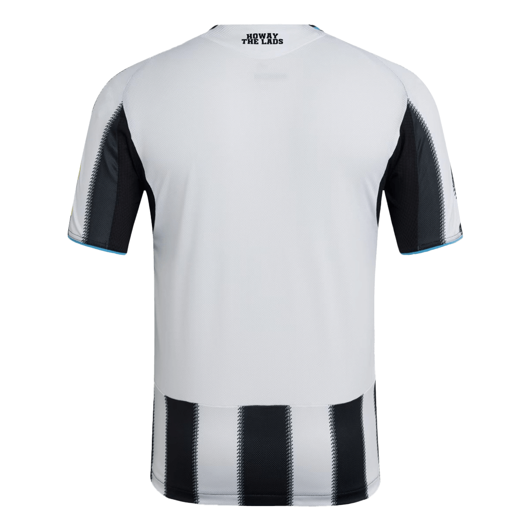 Men's Newcastle United 2025/26 Player Version Home Soccer Jersey - Slim Fit