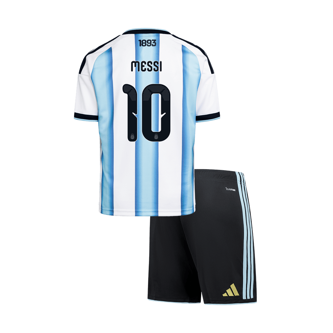 Kid's MESSI #10 Argentina World Cup 2026 Home Soccer Jersey Kit [PREMIUM]