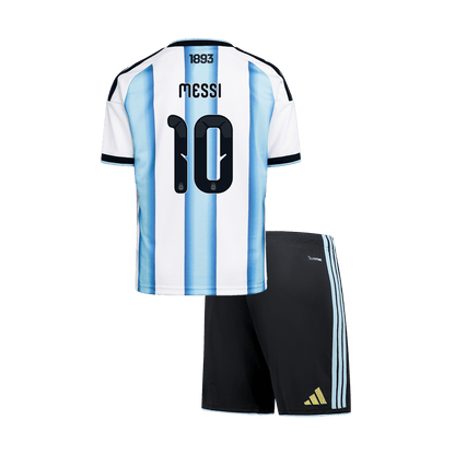 Kid's MESSI #10 Argentina World Cup 2026 Home Soccer Jersey Kit [PREMIUM]