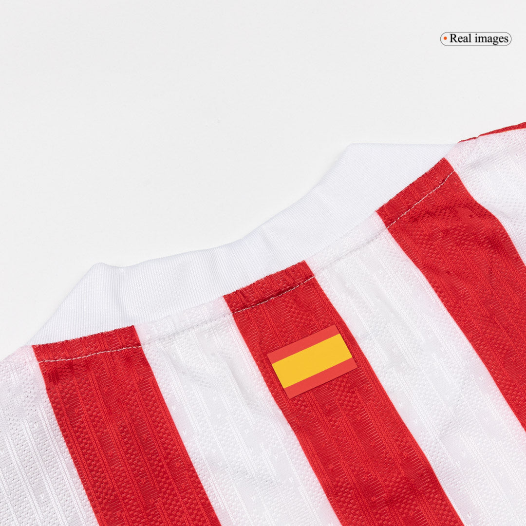 SØRLOTH #9 Men's Atletico Madrid 2025/26 Player Version Home Soccer Jersey - Slim Fit