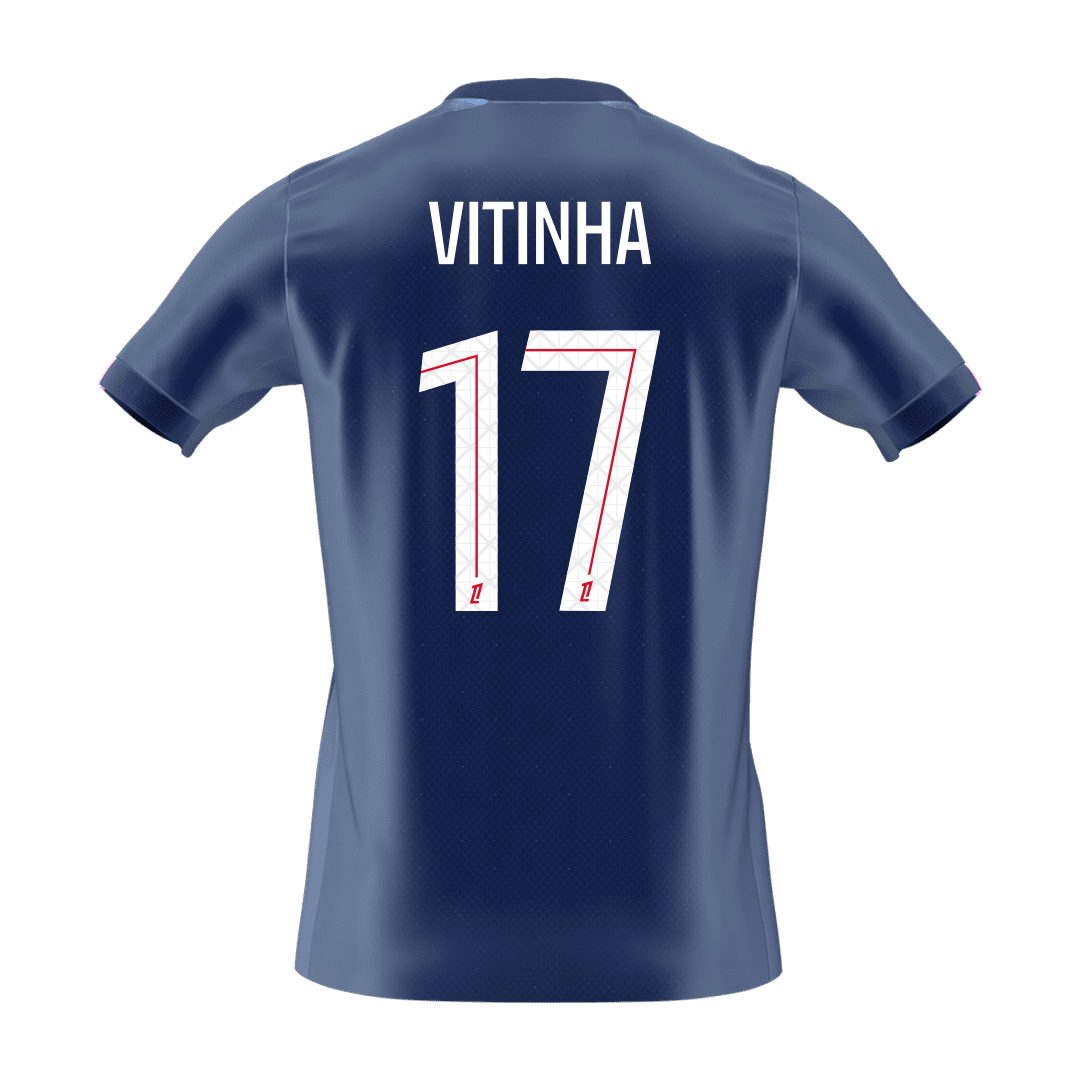 VITINHA #17 Men's PSG 2025/26 Home Soccer Jersey [PREMIUM]