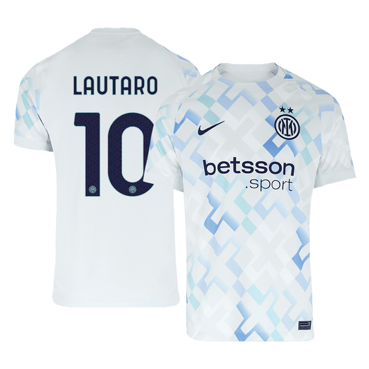LAUTARO #10 Men's Inter Milan 2025/26 Away Soccer Jersey