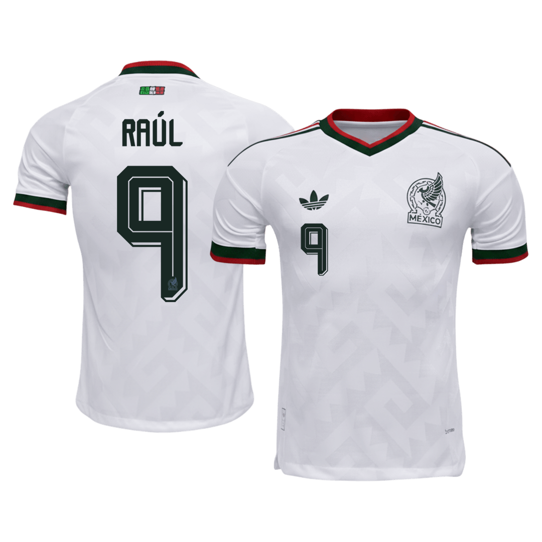 RAÚL #9 Men's Mexico World Cup 2026 Player Version Away Soccer Jersey - Slim Fit