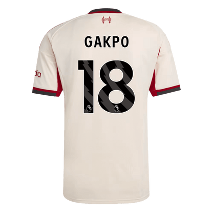 GAKPO #18 Men's Liverpool 2025/26 Away Soccer Jersey