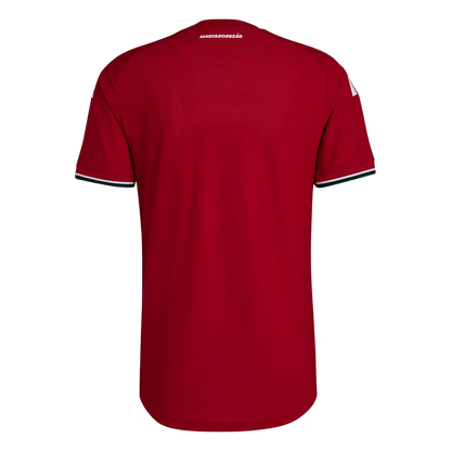 Men's Hungría World Cup 2026 Player Version Home Soccer Jersey - Slim Fit