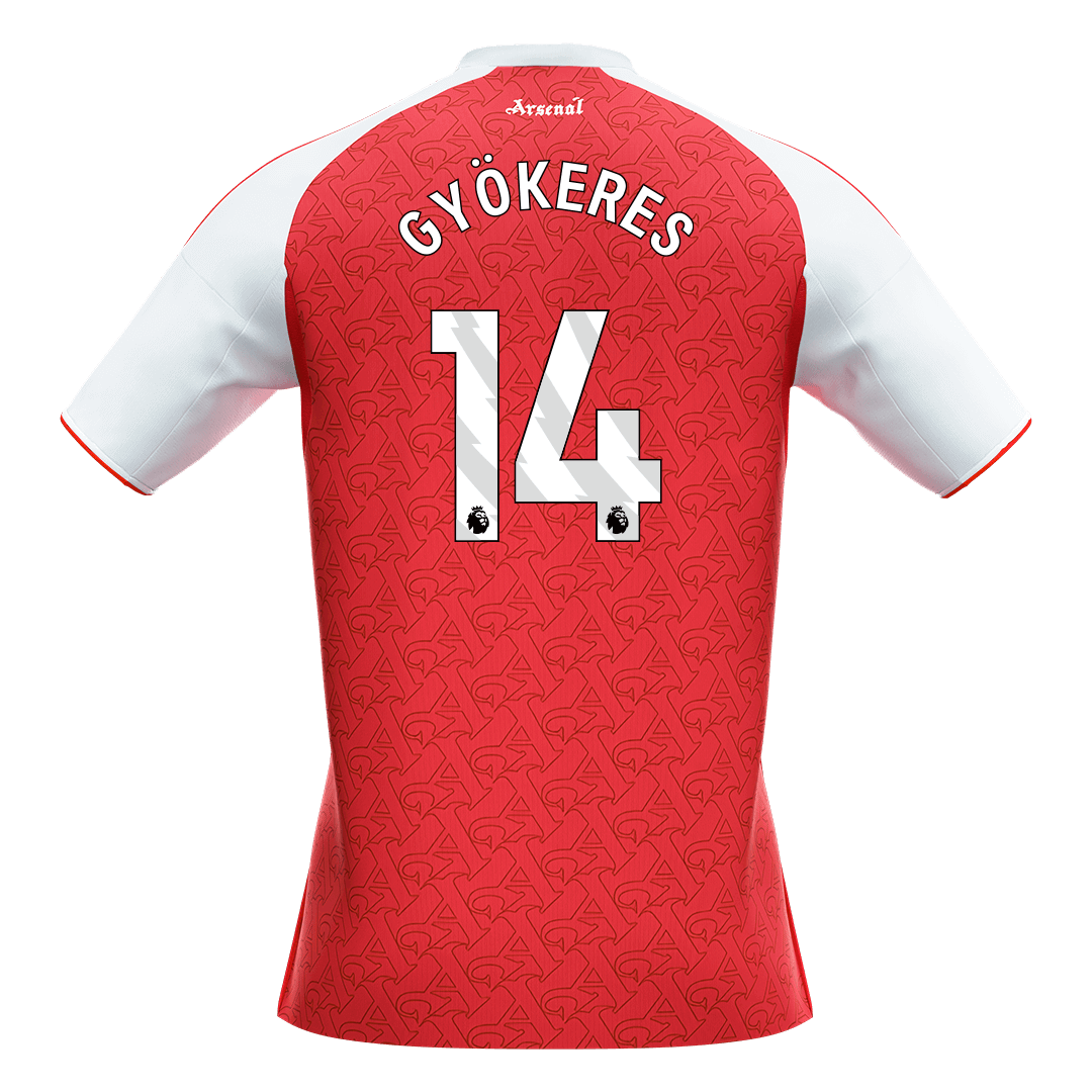 GYÖKERES #14 Men's Arsenal 2025/26 Home Soccer Jersey [PREMIUM]