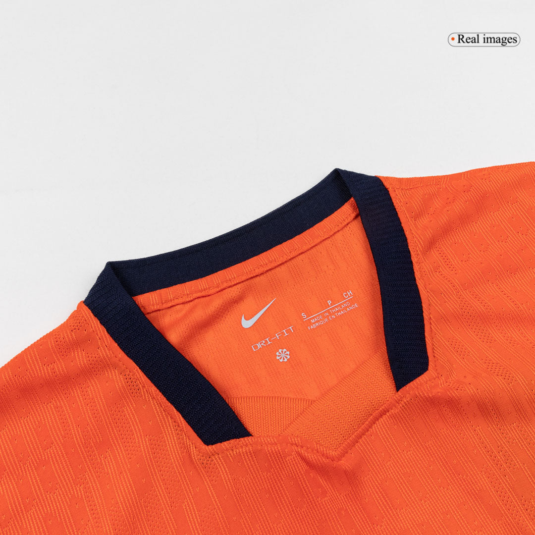 VIRGIL #4 Men's Netherlands World Cup 2026 Player Version Home Soccer Jersey - Slim Fit