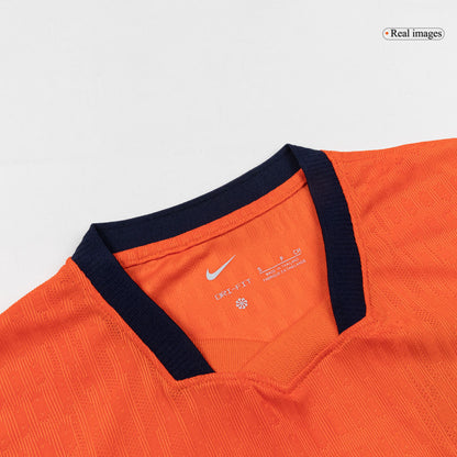 VIRGIL #4 Men's Netherlands World Cup 2026 Player Version Home Soccer Jersey - Slim Fit