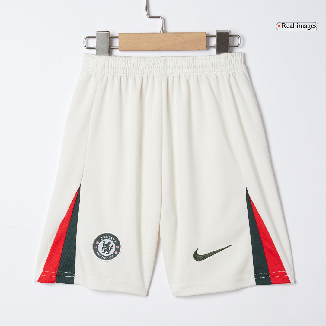 Kid's Chelsea 2025/26 Away Soccer Jersey Kit