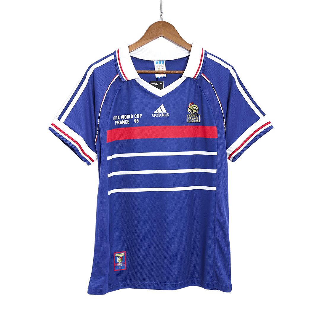Retro Men's France World Cup 1998 Home Soccer Jersey