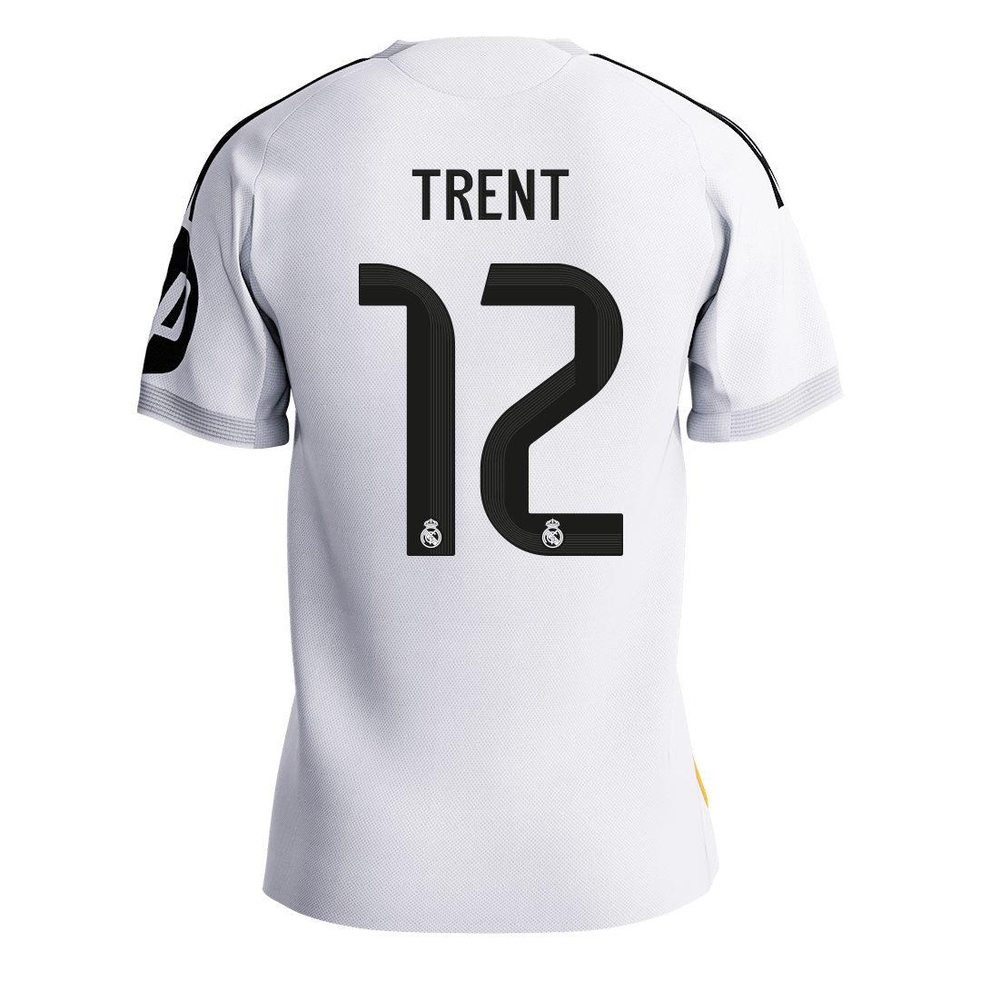 TRENT #12 Men's Real Madrid 2025/26 Player Version Home Soccer Jersey - Slim Fit [PREMIUM]