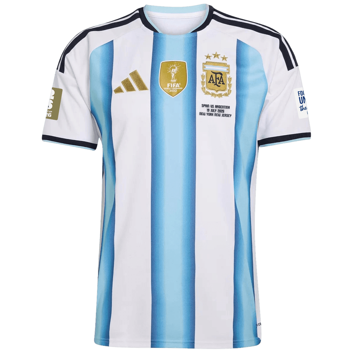 Men's Argentina World Cup 2026 Home Soccer Jersey [PREMIUM] - Final Match Edition (With Patches)