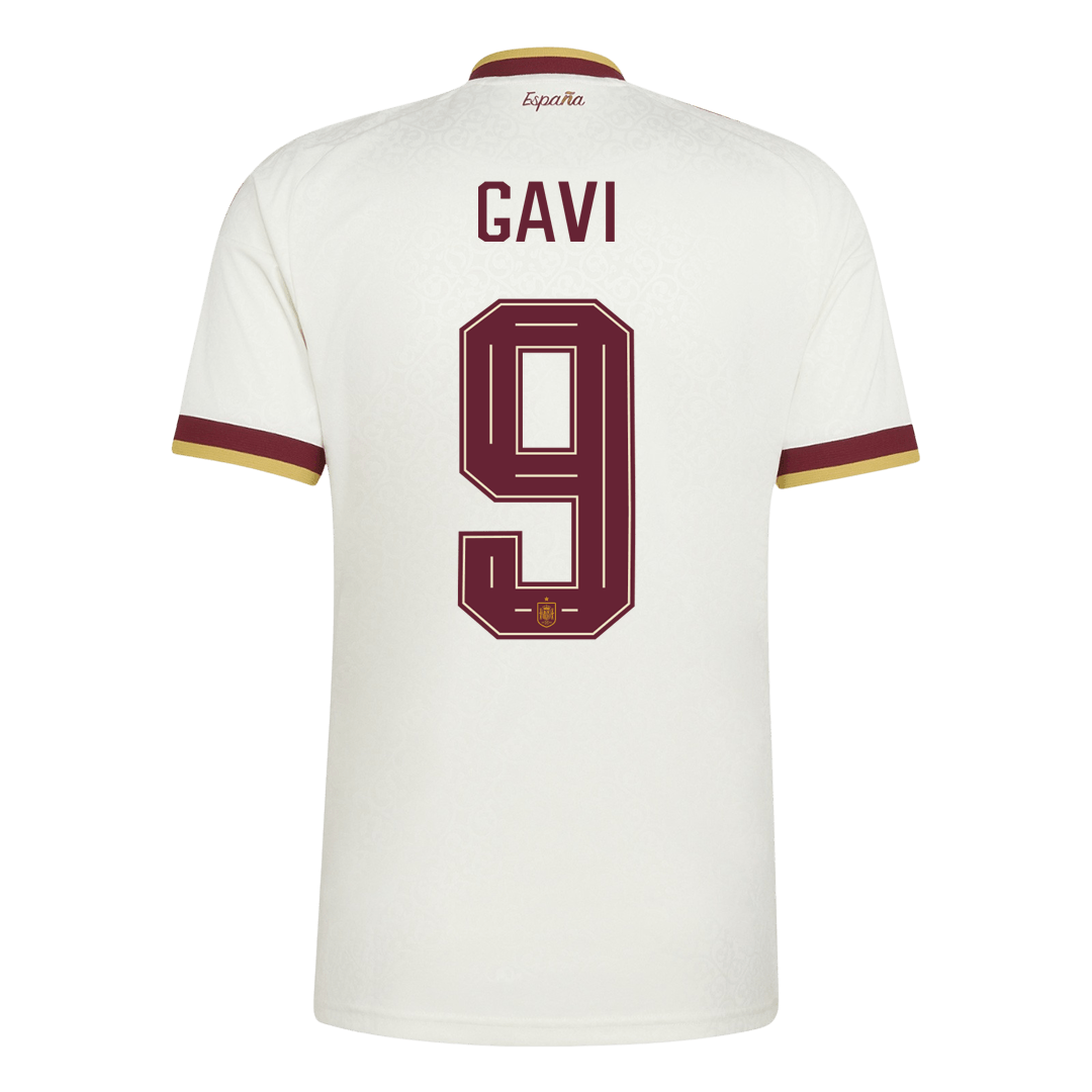 GAVI #9 Men's Spain World Cup 2026 Away Soccer Jersey
