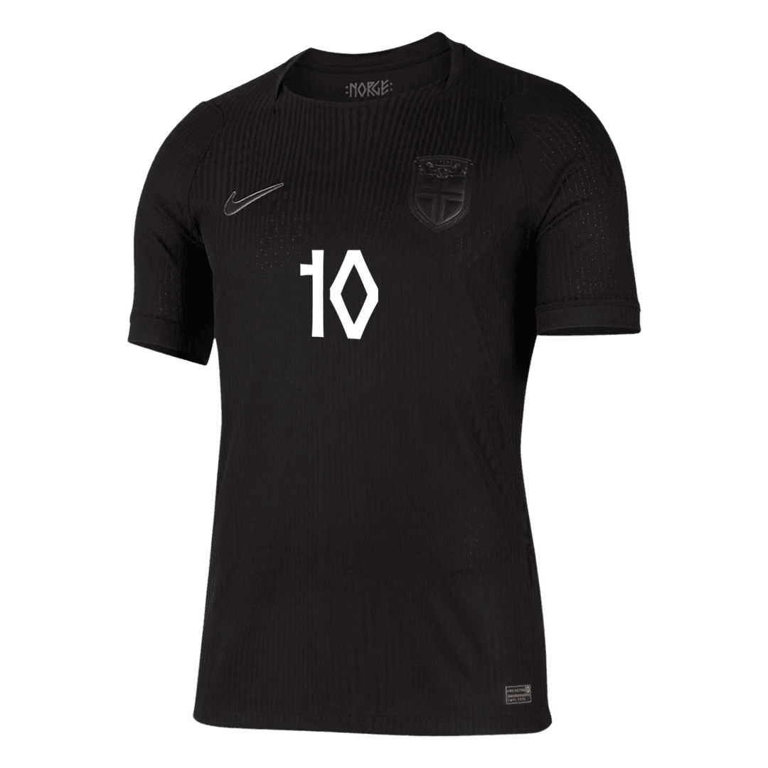 ØDEGAARD #10 Men's Norway World Cup 2026 Player Version Away Soccer Jersey - Slim Fit