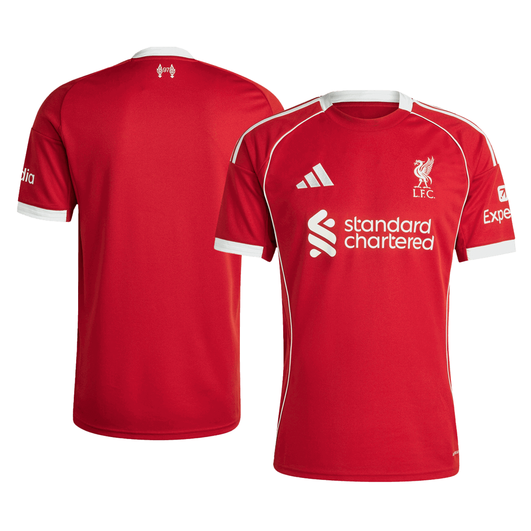 Men's Liverpool 2025/26 Home Soccer Jersey