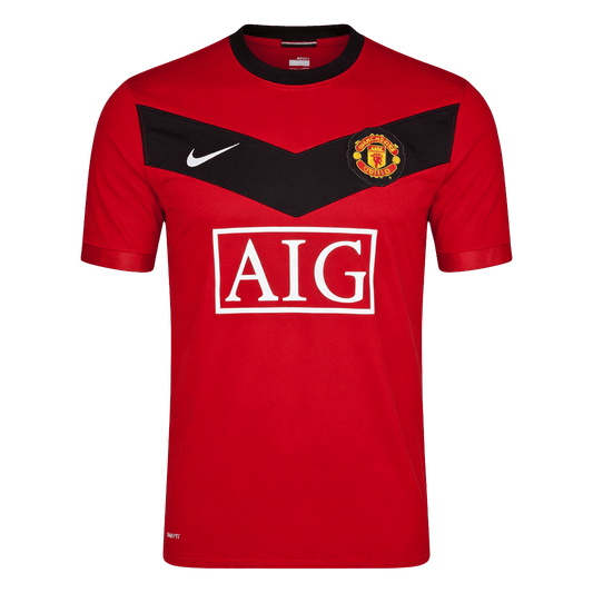 Retro Men's Manchester United 2009/10 Home Soccer Jersey