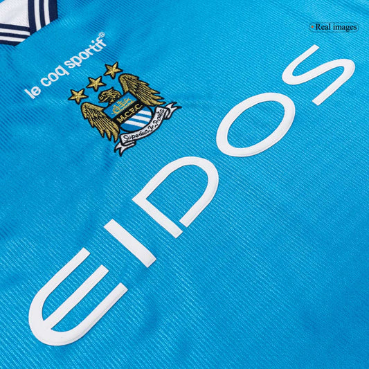 Retro Men's Manchester City 1999/01 Home Soccer Jersey