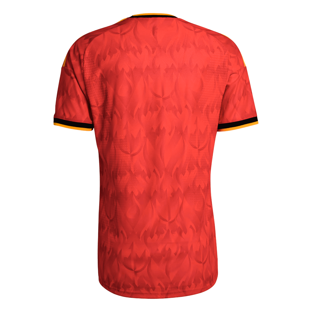 Men's Belgium World Cup 2026 Player Version Home Soccer Jersey - Slim Fit