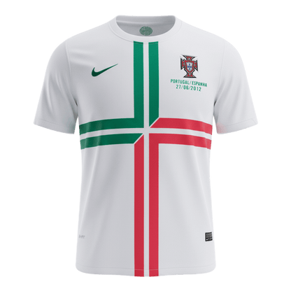 Retro Men's Portugal 2012 Away Soccer Jersey