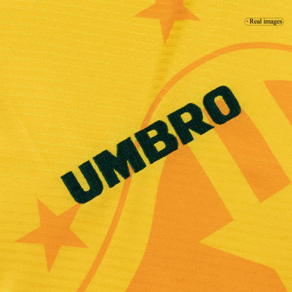 Retro Men's Brazil 1994 Home Soccer Jersey