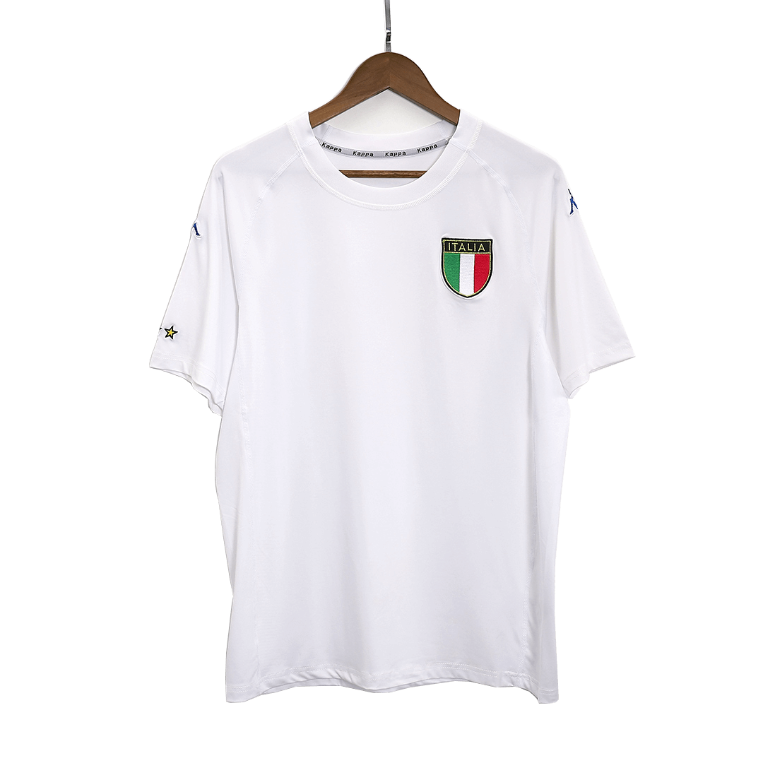 Retro Men's Italy World Cup 2002 Away Soccer Jersey