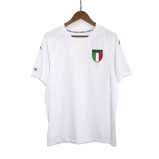Retro Men's Italy World Cup 2002 Away Soccer Jersey