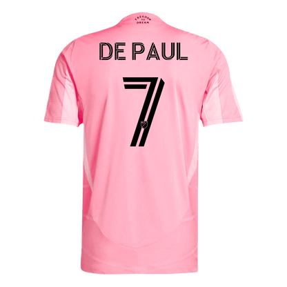 DE PAUL #7 Men's Inter Miami CF 2025 Player Version Home Soccer Jersey - Slim Fit