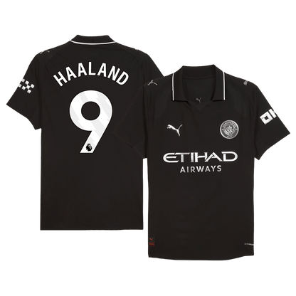 HAALAND #9 Men's Manchester City 2025/26 Player Version Away Soccer Jersey - Slim Fit